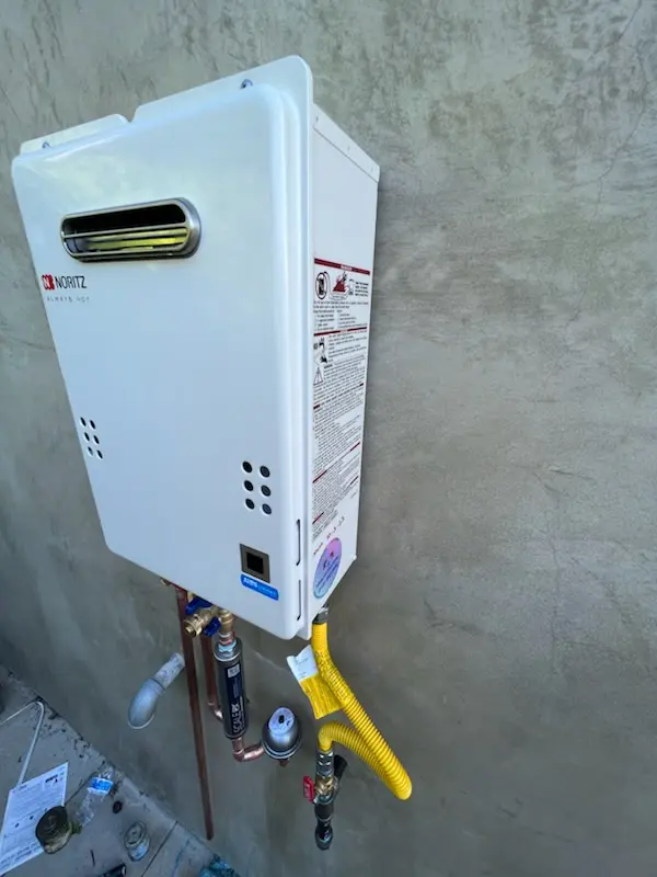 Tankless water heater installation for Redding homes